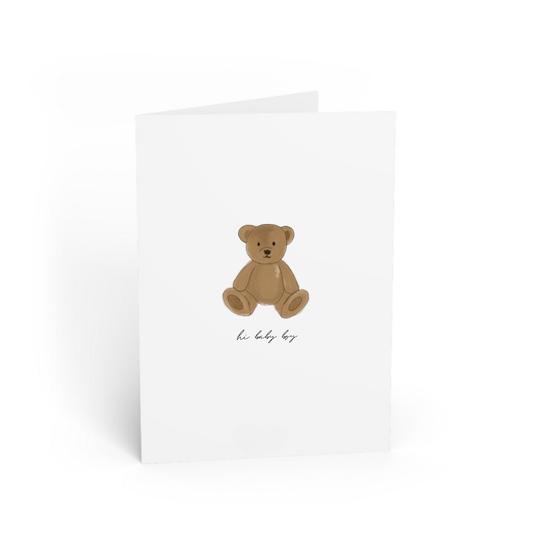 POST CARD | HI BABY BOY BEAR