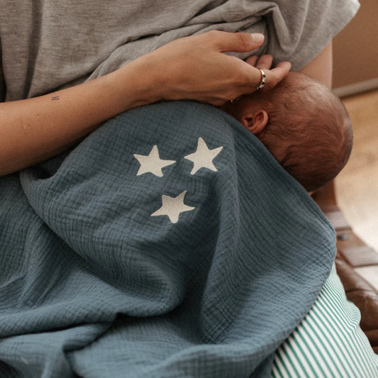 HUGE TOWEL | MISTY BLUE