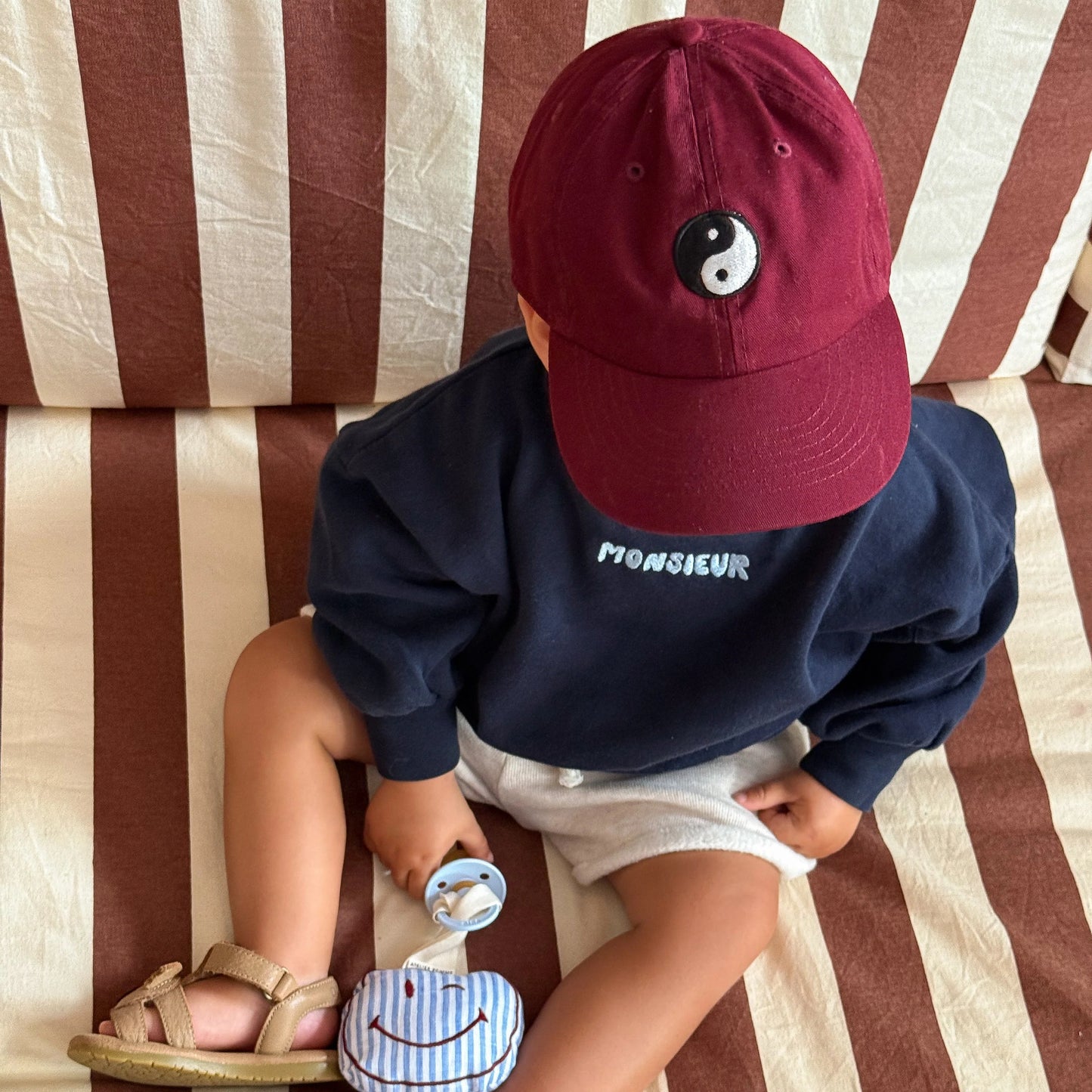 KIDS CAP | BURGUNDY BOO