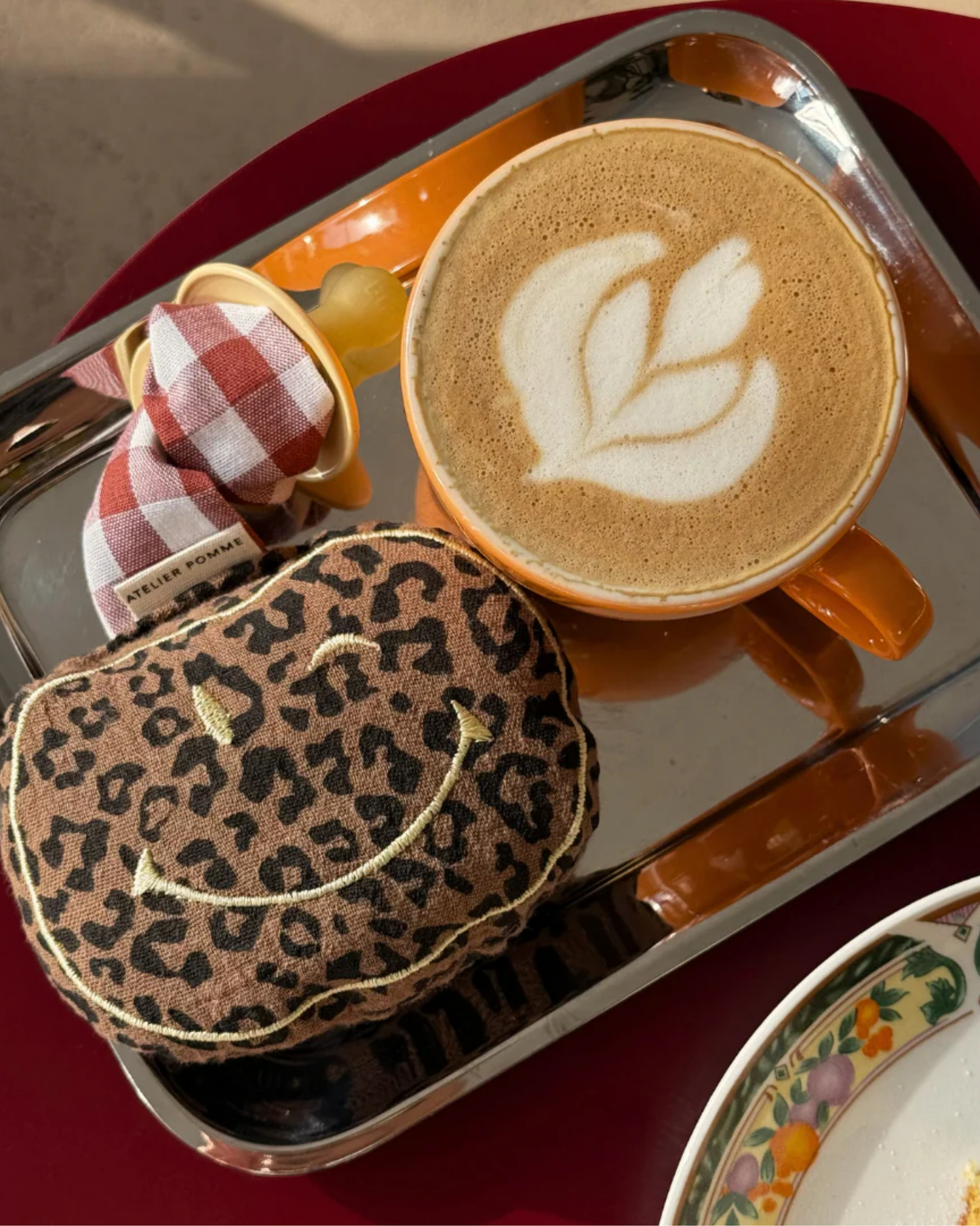 PACIFIER CLOTH POMME | LEOPARD LOVE