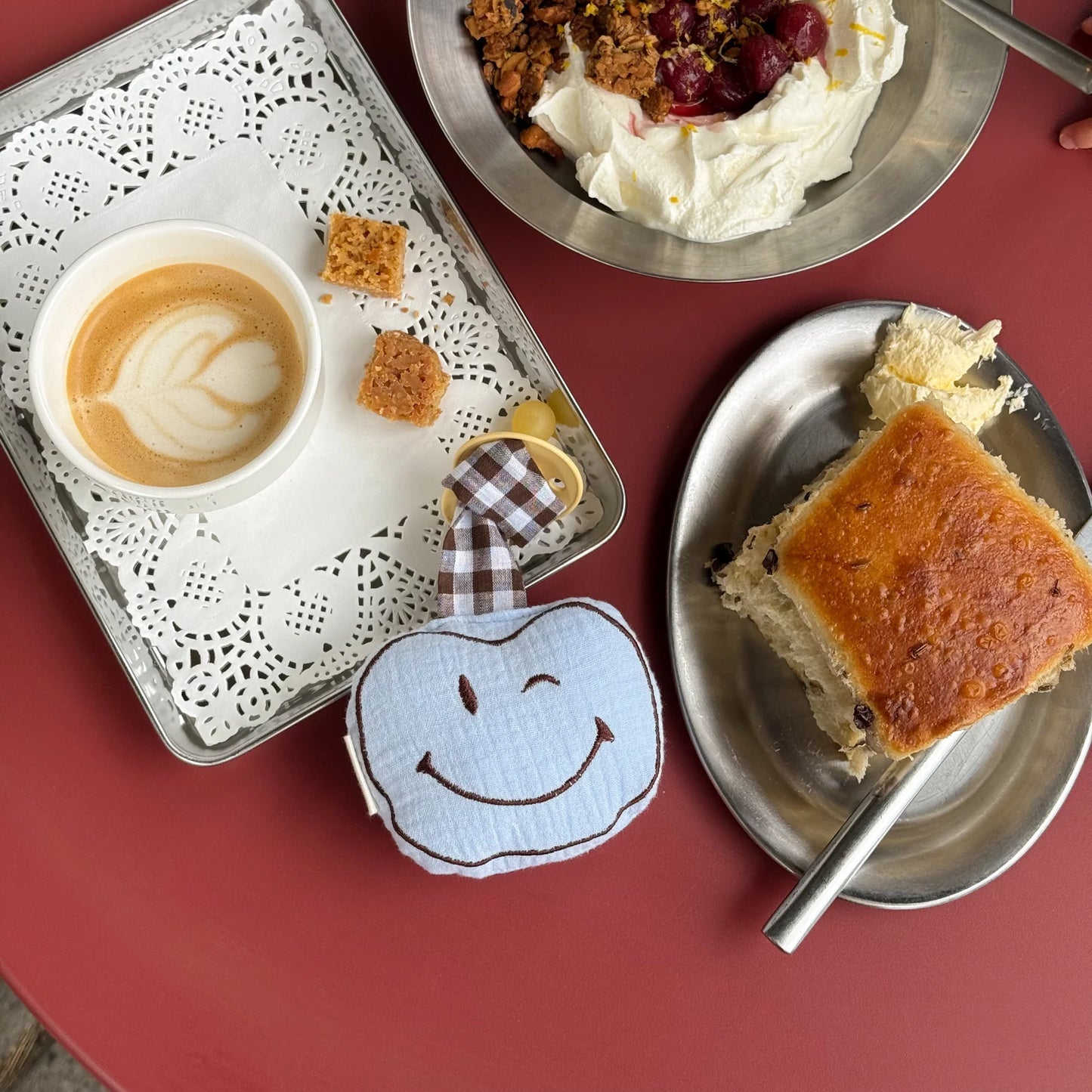 PACIFIER CLOTH POMME | DREAMY BLUE