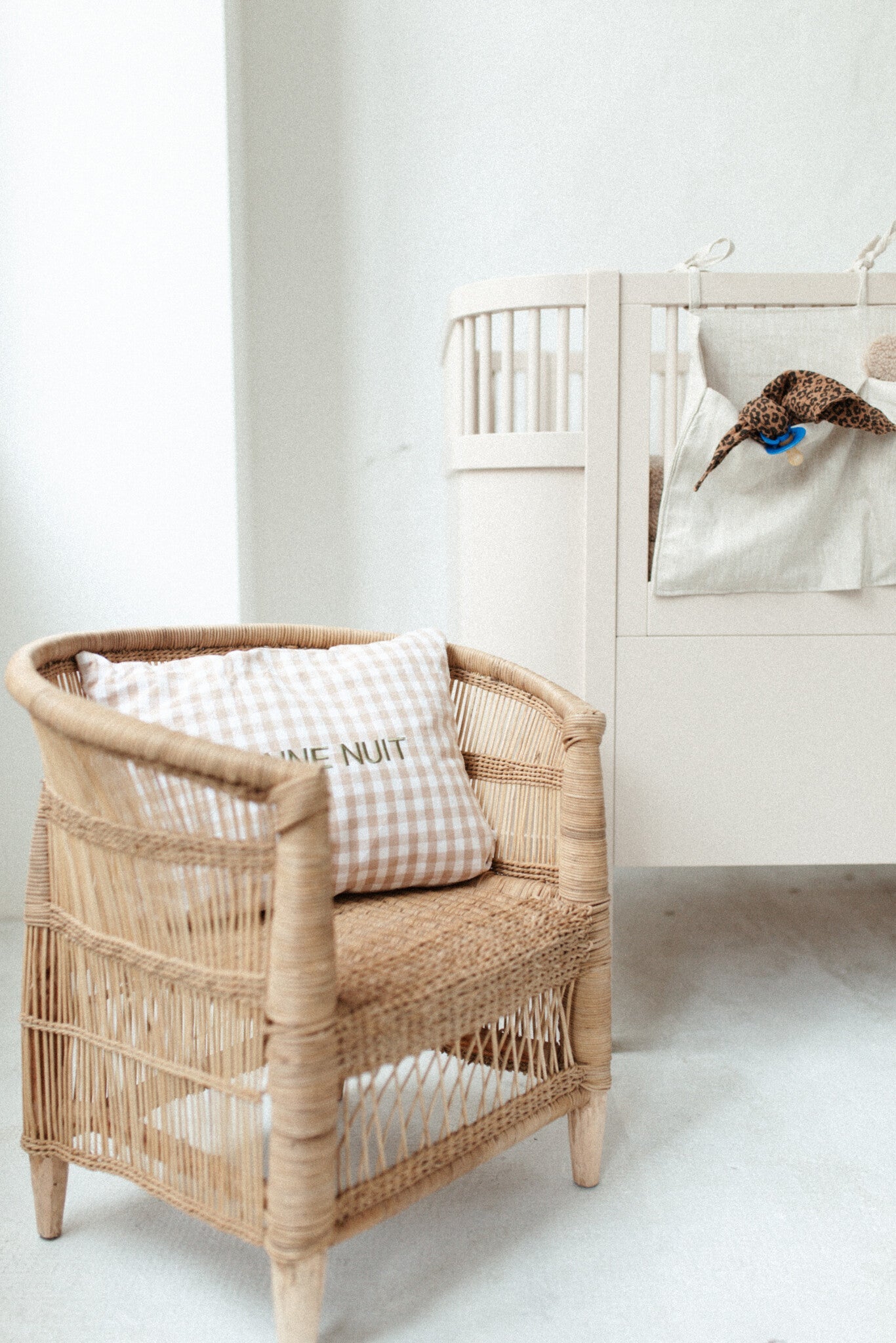 CUSHION: CHECKED IN - BONJOUR BEIGE