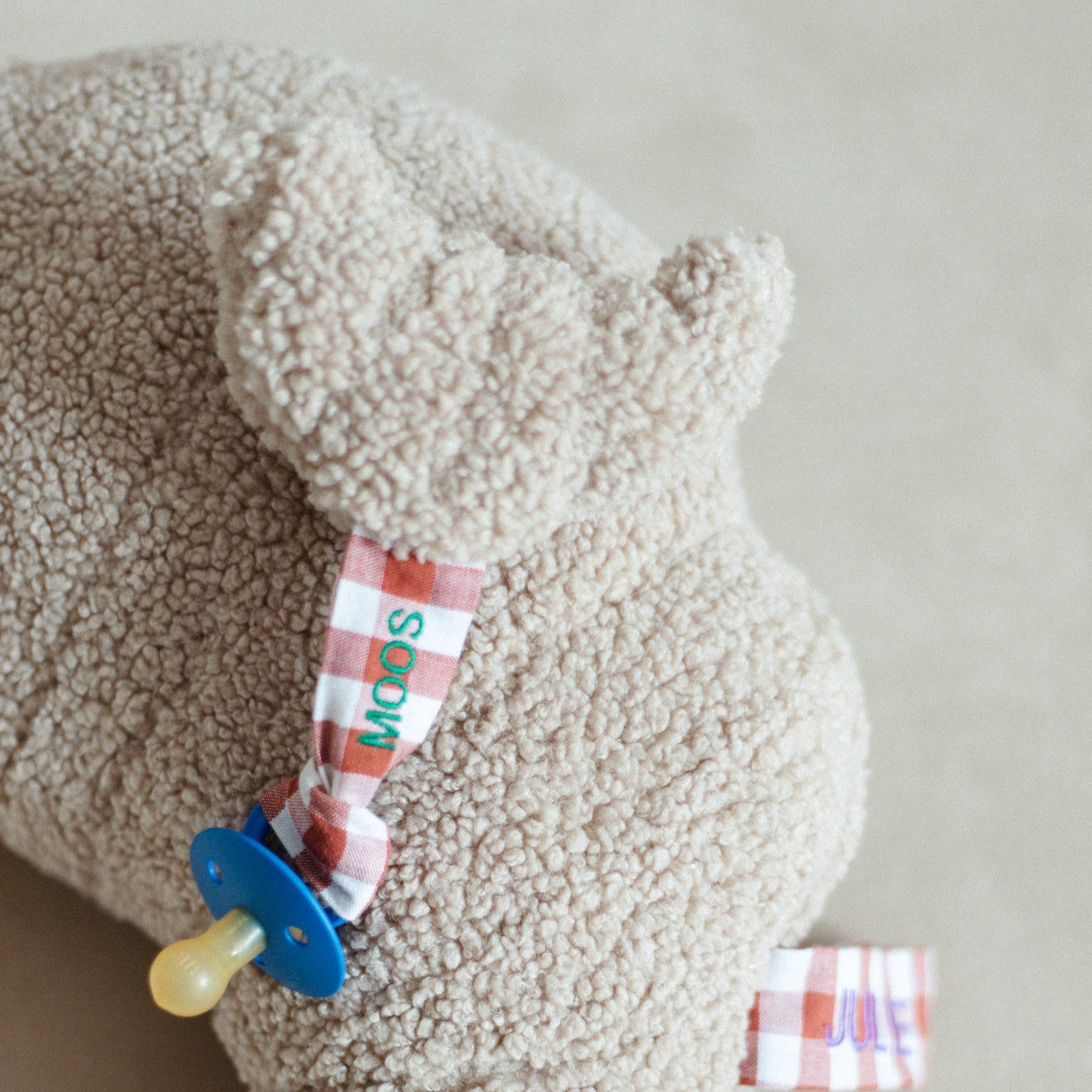 PACIFIER CLOTH | BONJOUR LITTLE CROISSANT