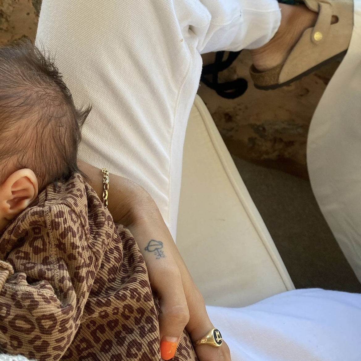 ROMPER WRAP THE BABY  | LEOPARD