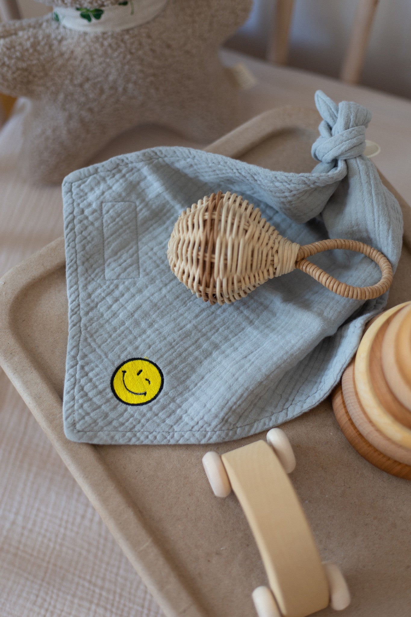 PACIFIER CLOTH - CUDDLE - FEELIN' GREY