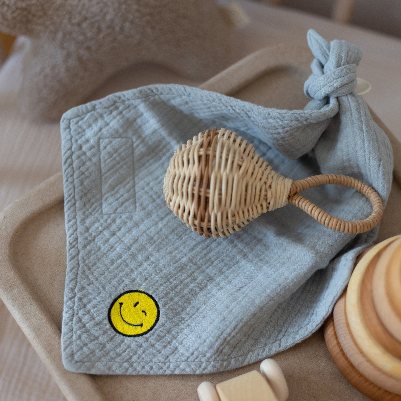 PACIFIER CLOTH CUDDLE | FEELIN' GREY