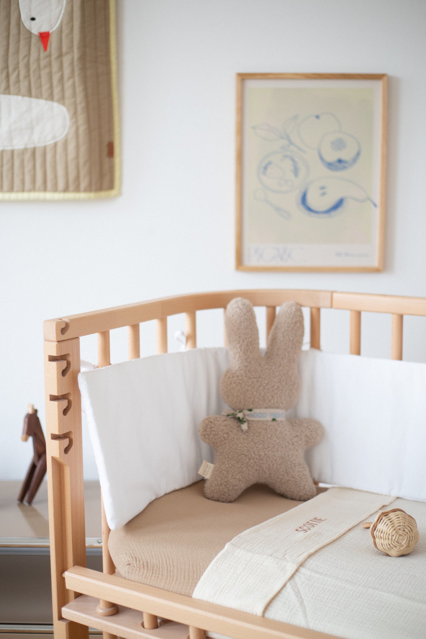 FLAT SHEET CRIB | COSY WHITE