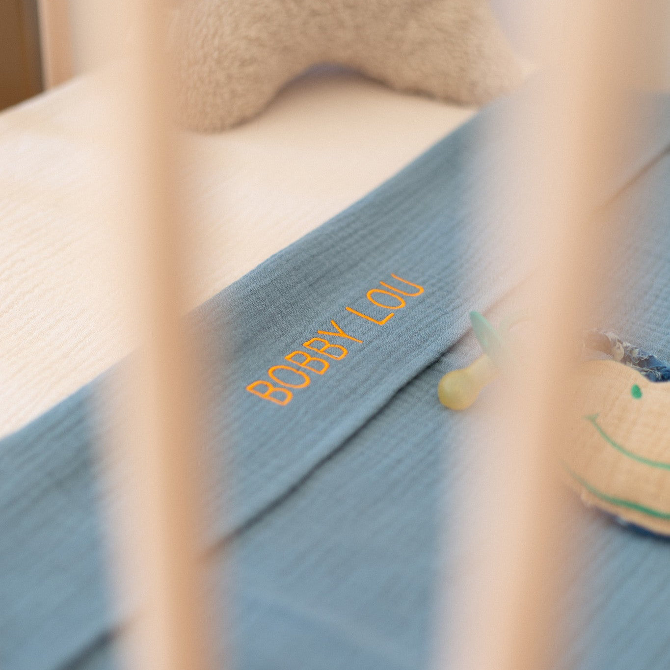 FLAT SHEET COT | MISTY BLUE