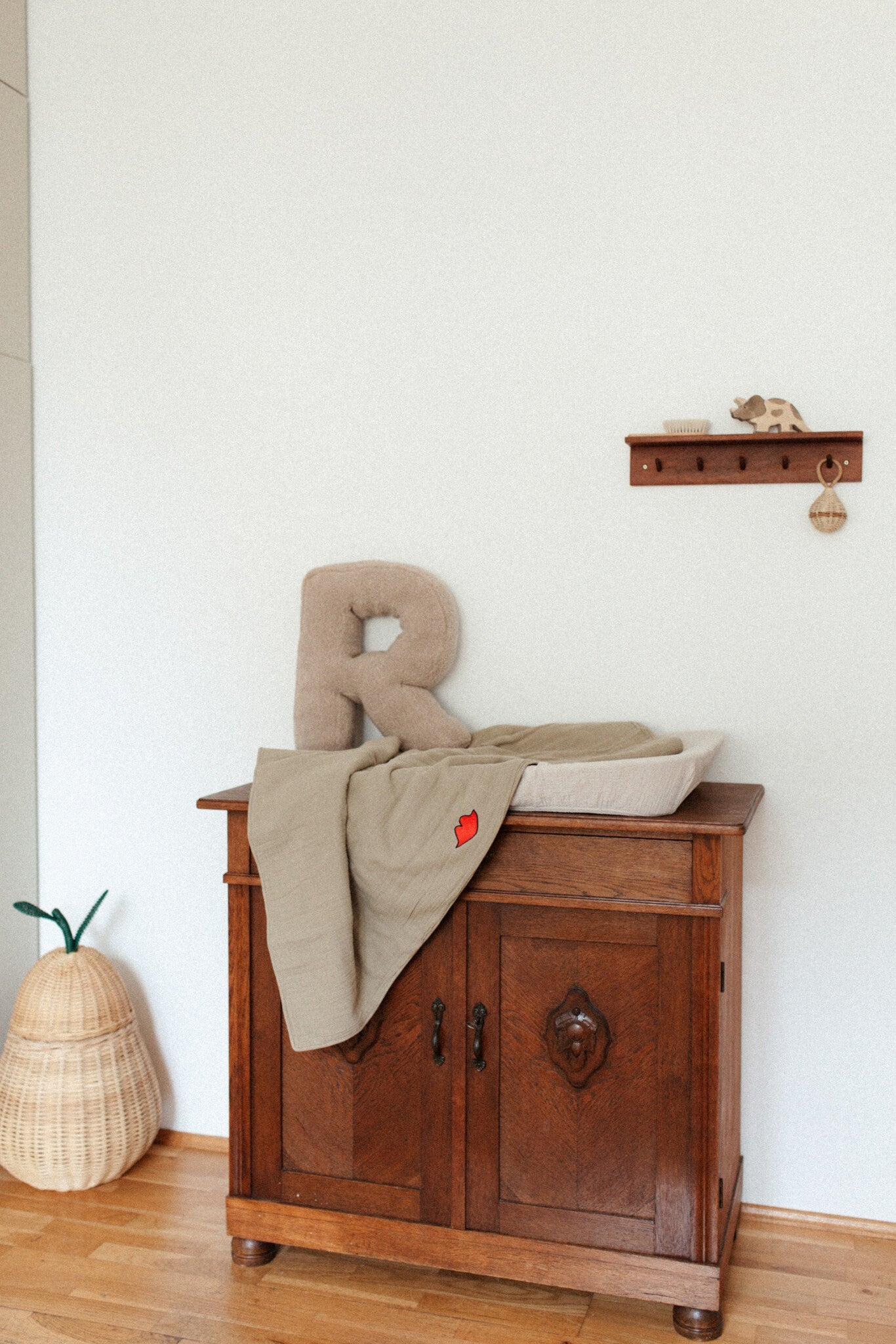 MUSLIN BLANKET MORNING MOSS - COT