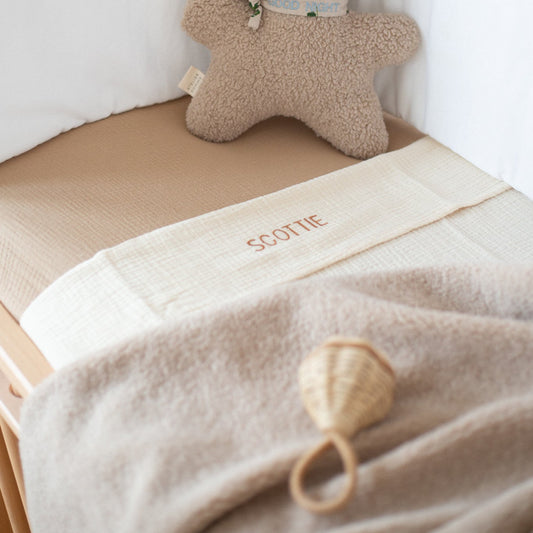 FLAT SHEET CRIB | COSY WHITE