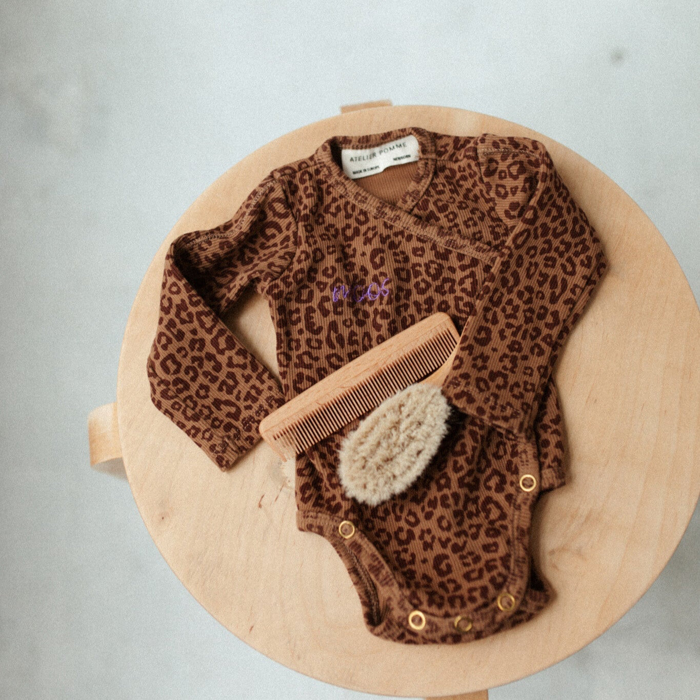 ROMPER WRAP THE BABY  | LEOPARD