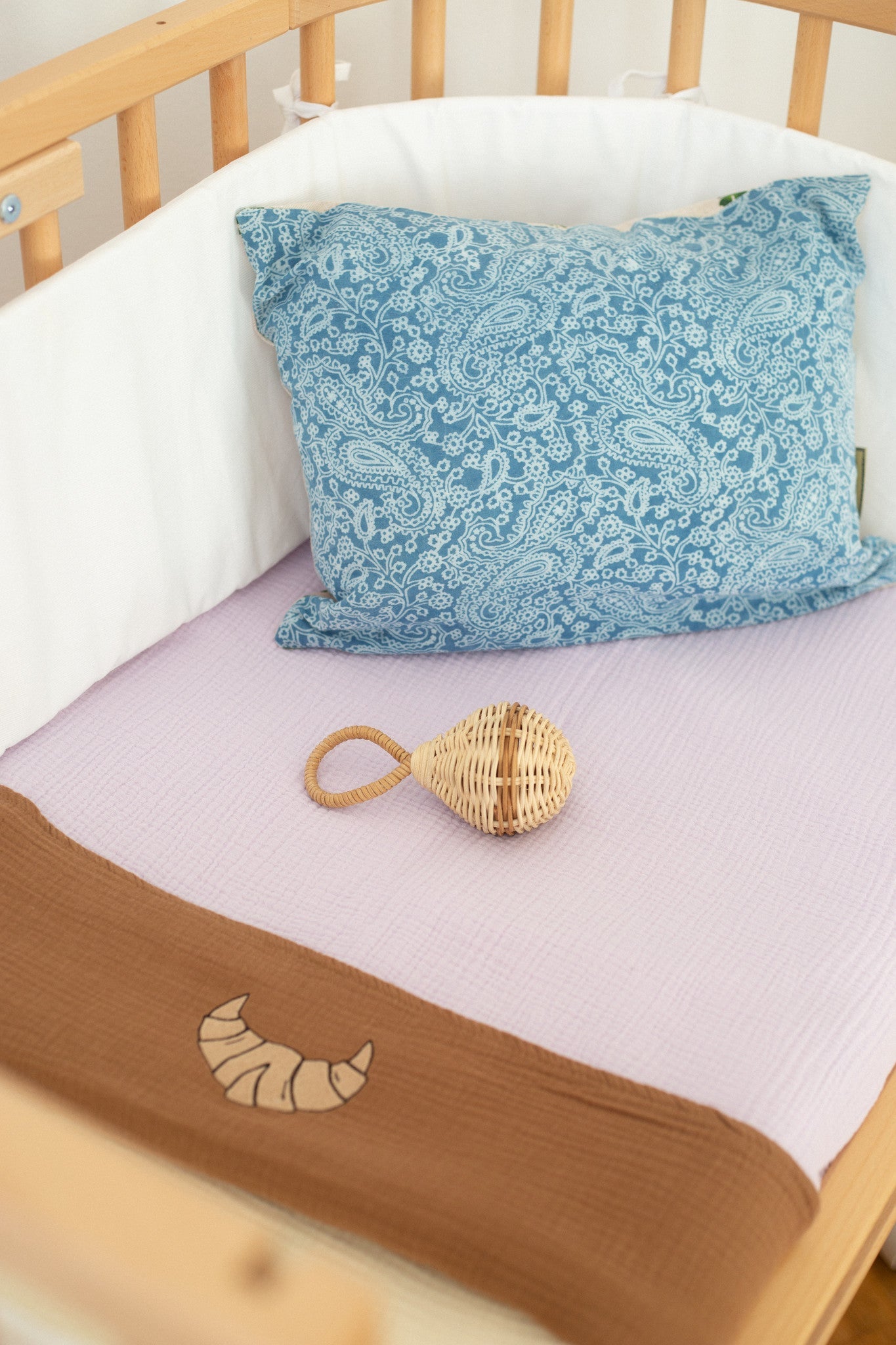 MUSLIN BLANKET LUCKY LILA - CRIB