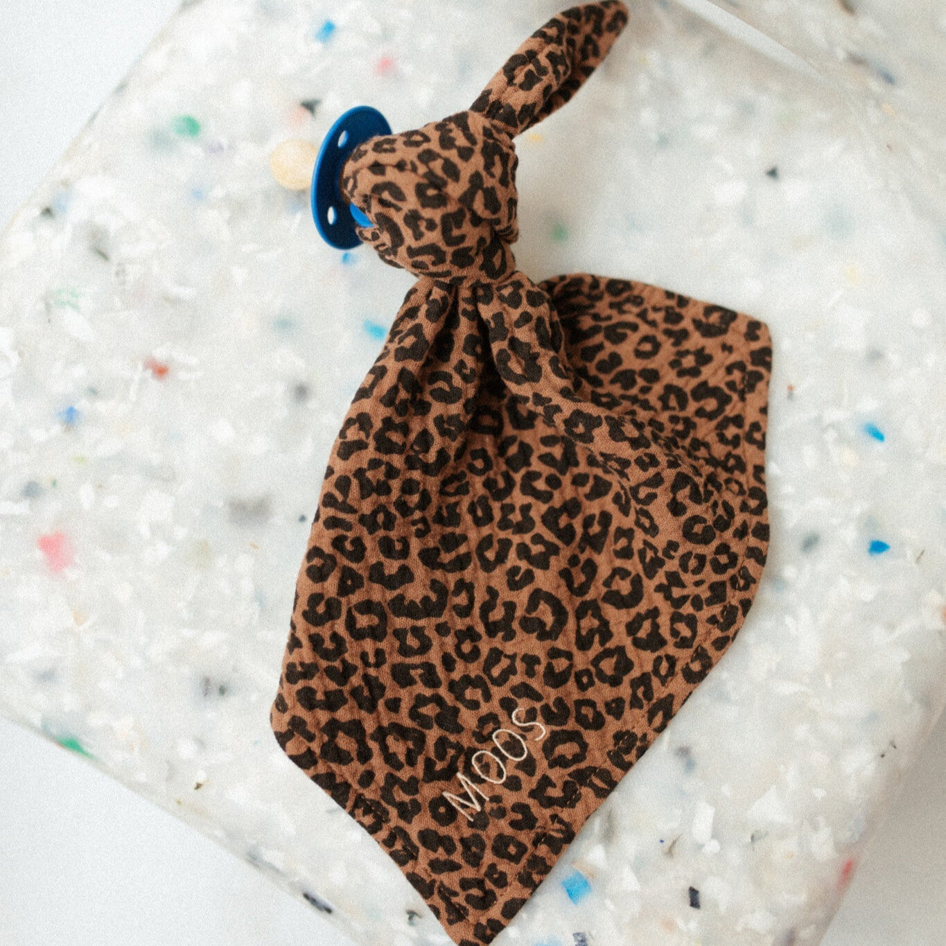 PACIFIER CLOTH CUDDLE | LEOPARD