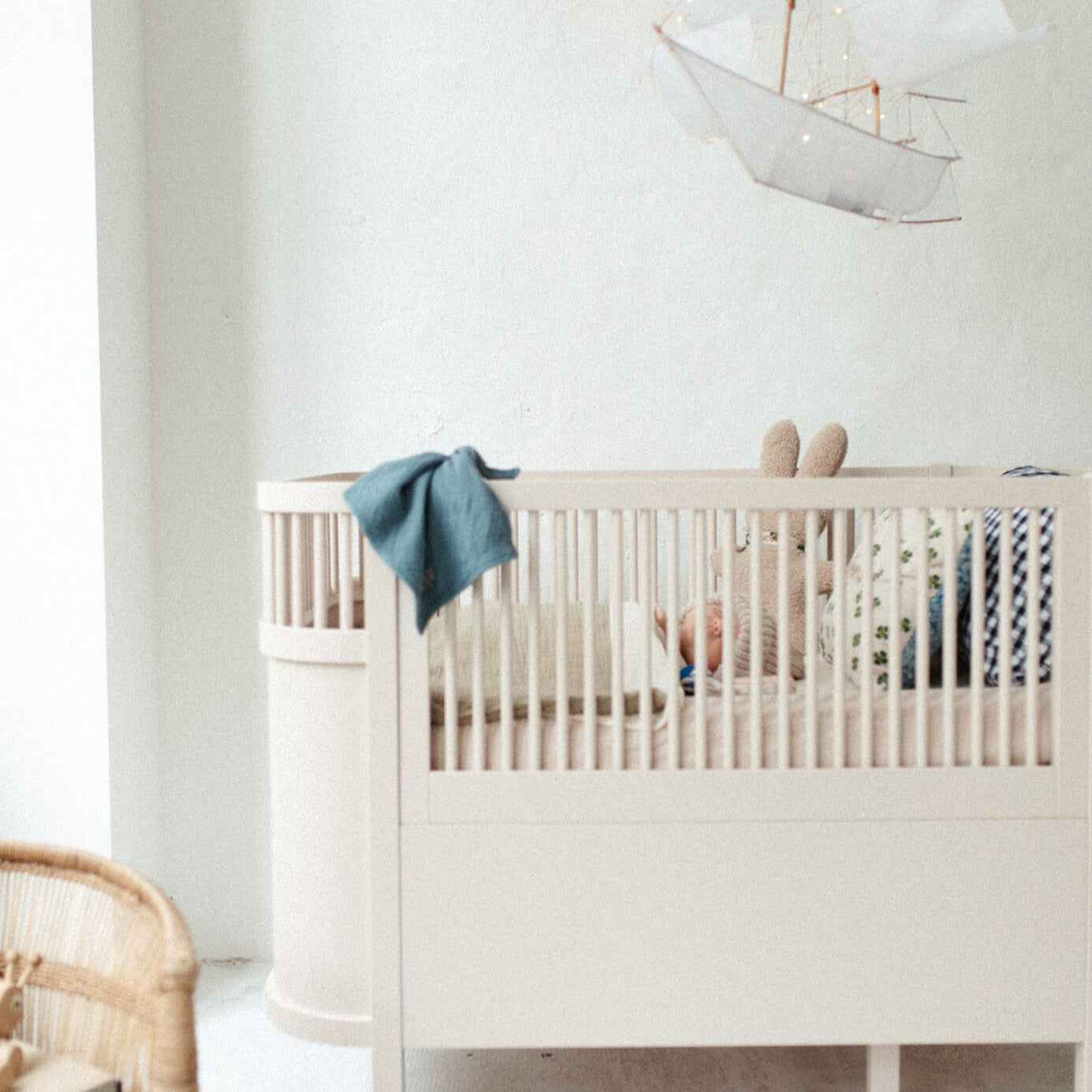 PACIFIER CLOTH CUDDLE | MISTY BLUE