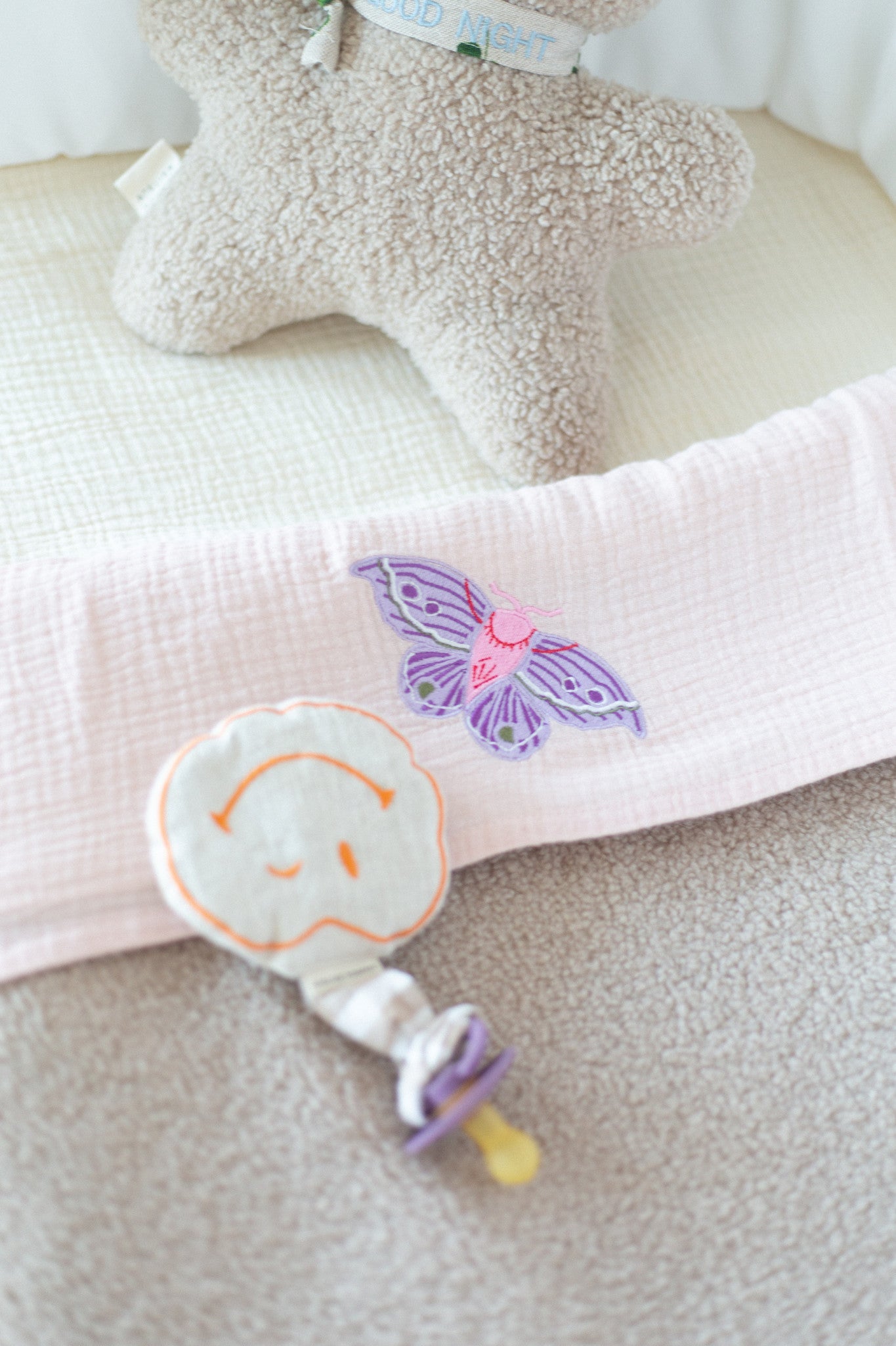 FLAT SHEET CRIB | PINKY PROMISE