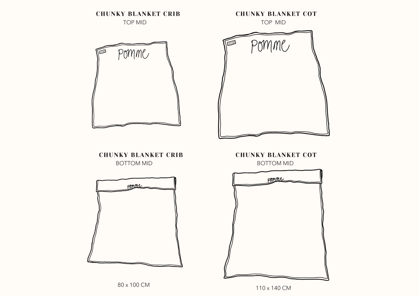 MUSLIN BLANKET LUCKY LILA - CRIB