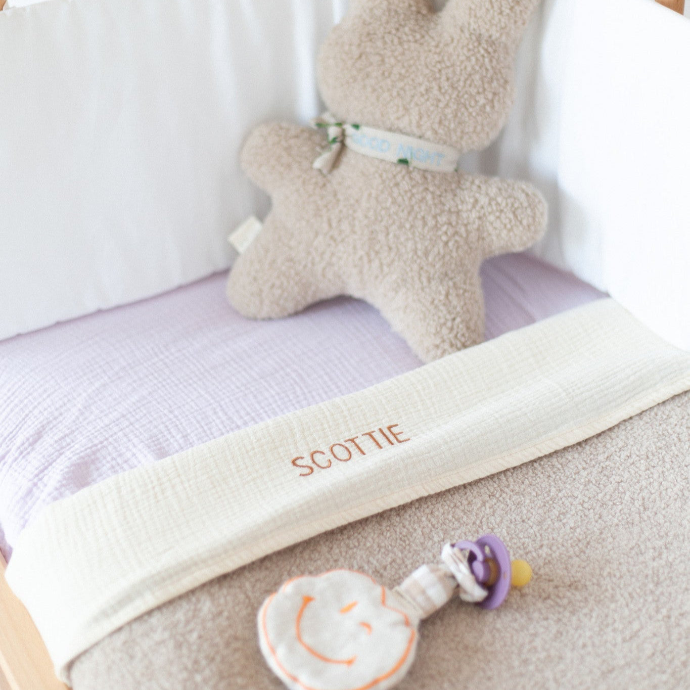 FITTED SHEET CRIB | LUCKY LILA