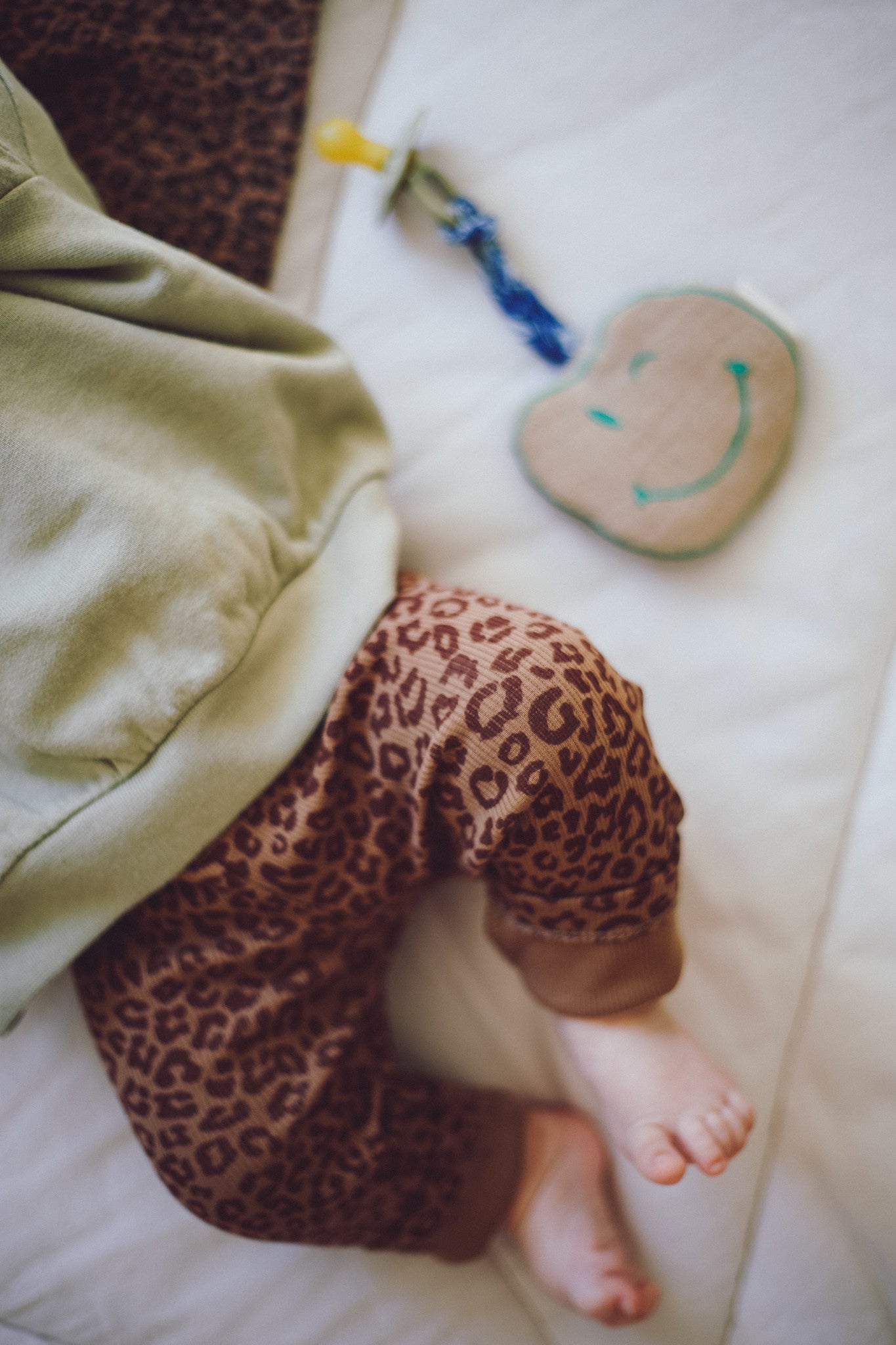 TINY HAPPY PANTS | LEOPARD BROWN