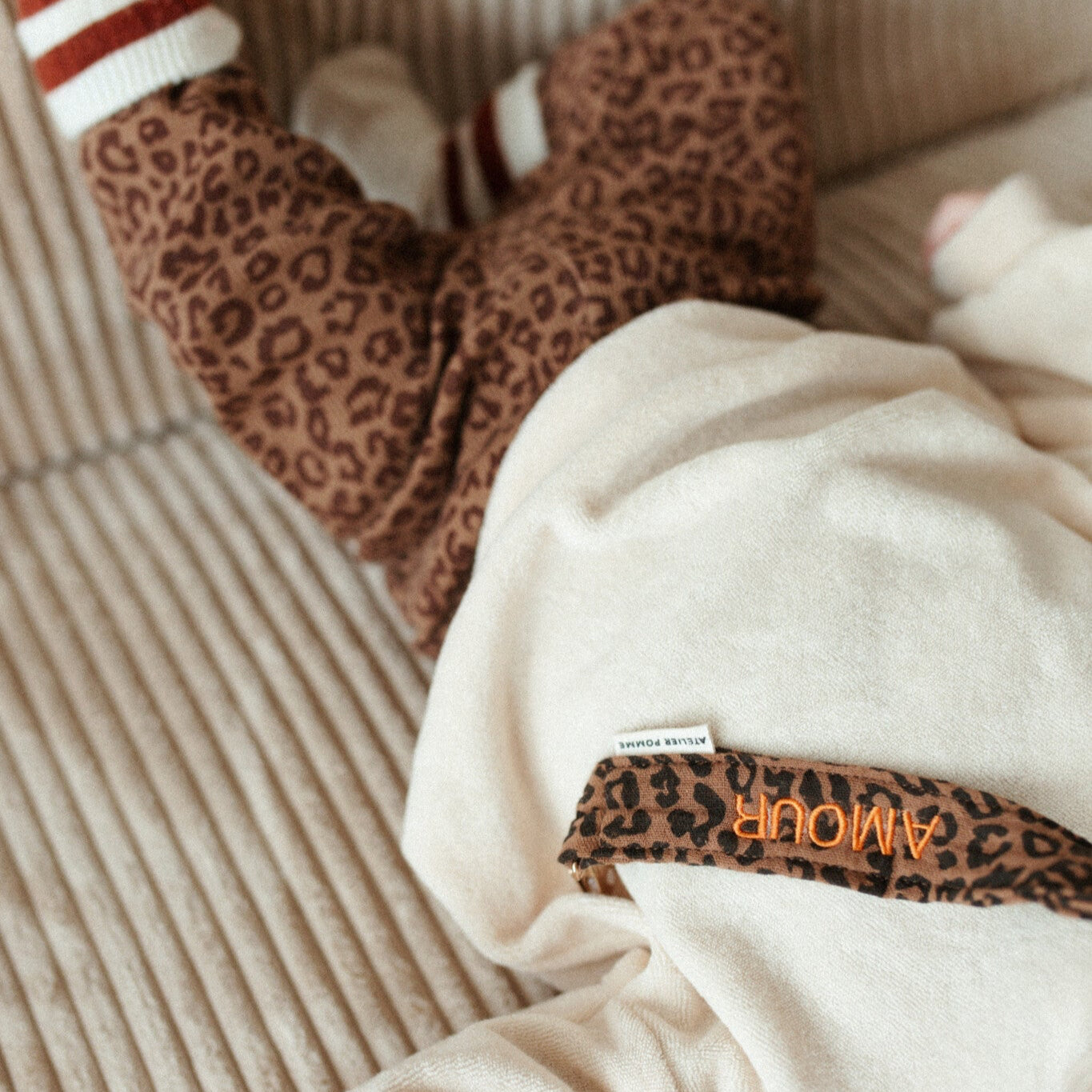 TINY HAPPY PANTS | LEOPARD BROWN
