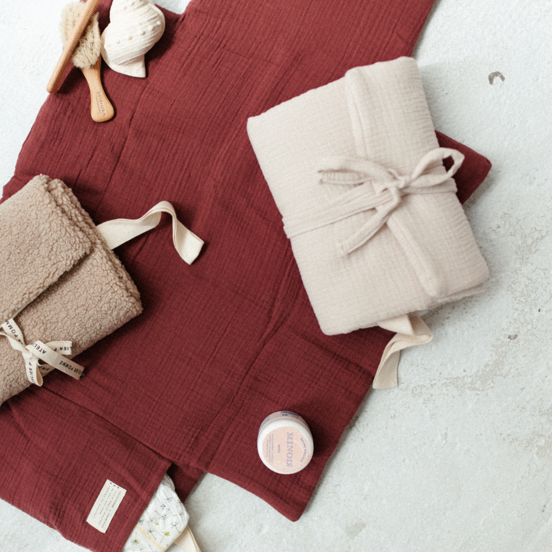 CHANGING PAD TO GO - BONJOUR BEIGE