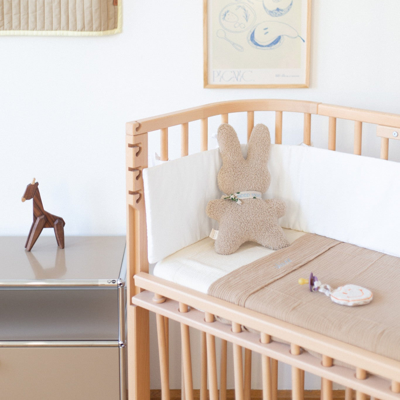 FLAT SHEET CRIB | FINE BROWN