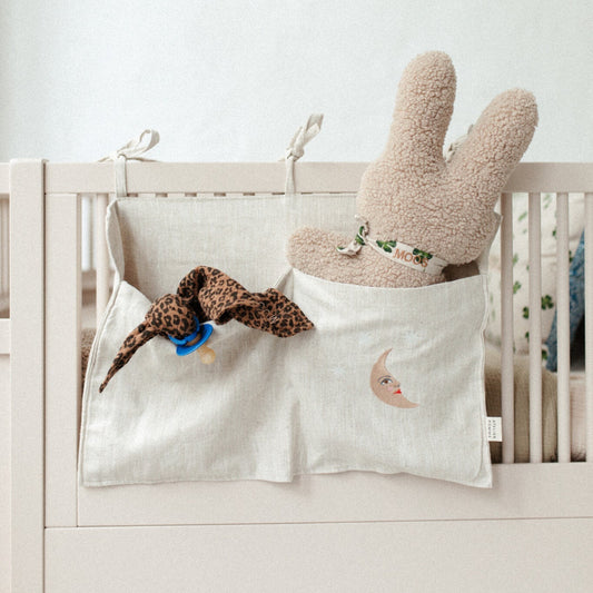 LINEN BED POCKET | BONJOUR BEIGE