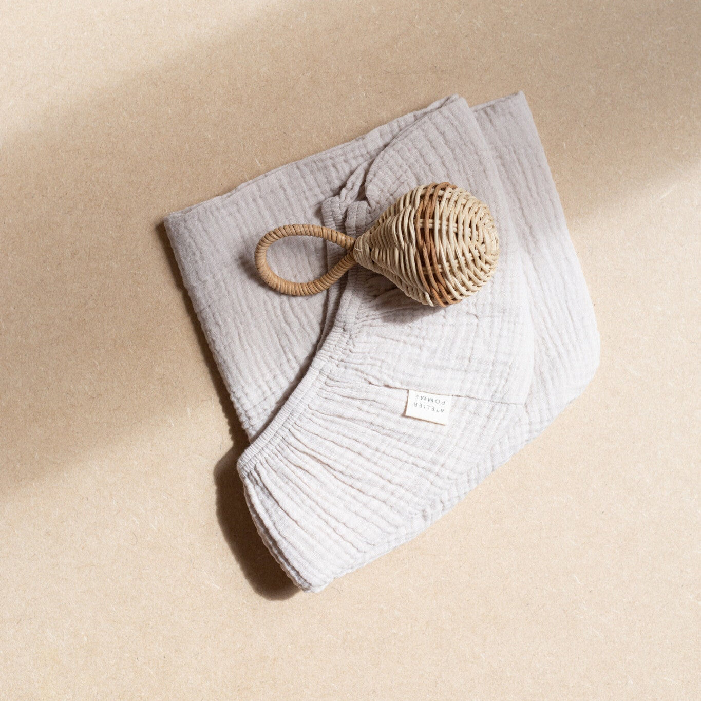 FITTED SHEET CRIB | BONJOUR BEIGE