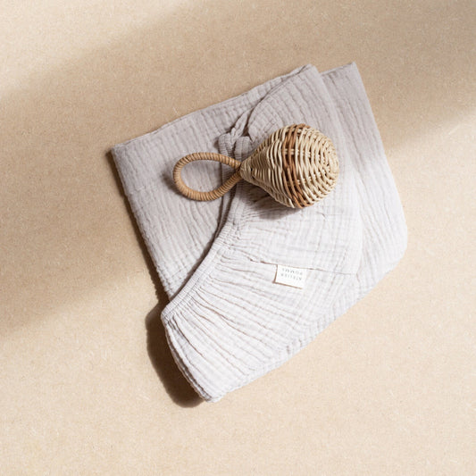 FITTED SHEET CRIB | BONJOUR BEIGE