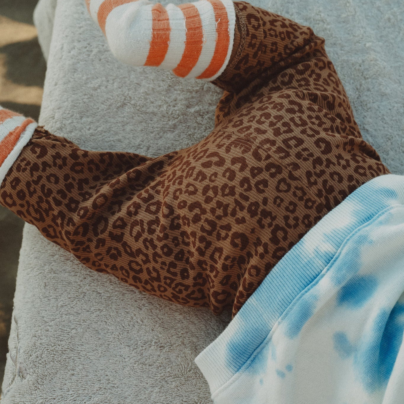 TINY HAPPY PANTS | LEOPARD BROWN