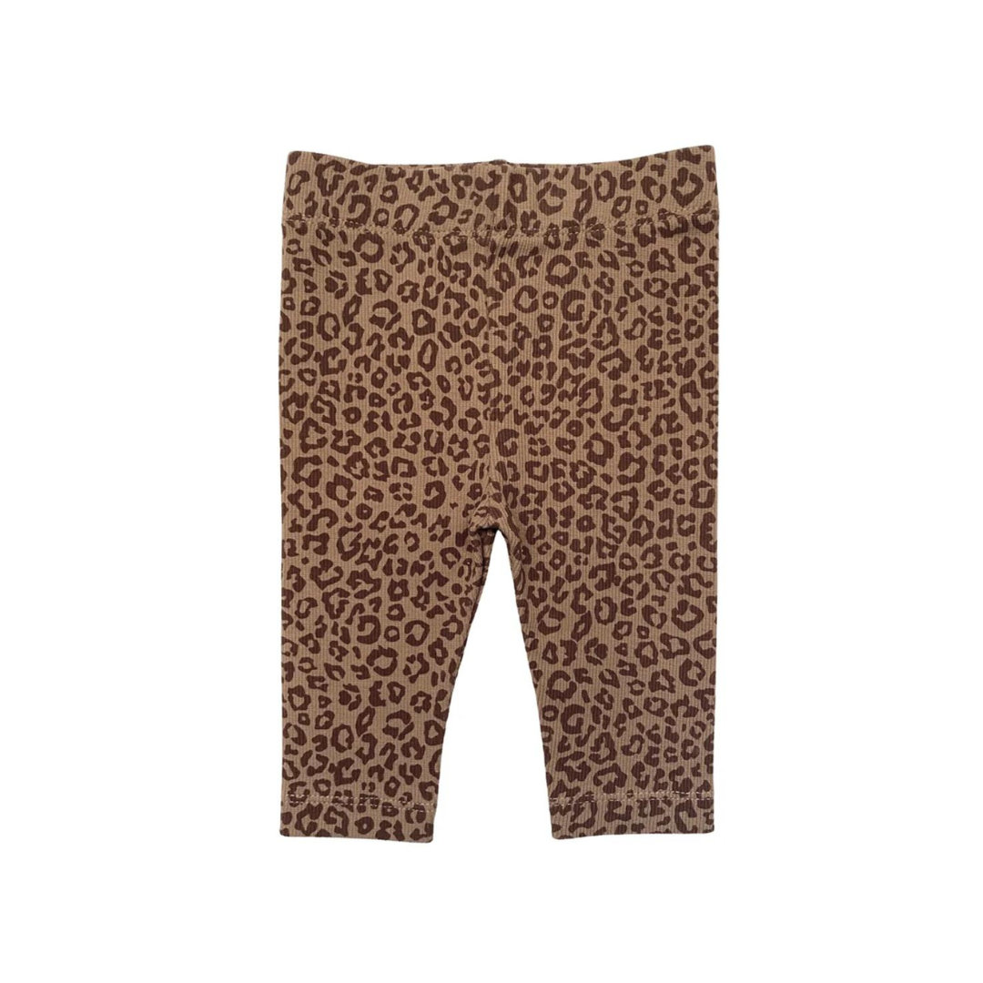 TINY HAPPY PANTS | LEOPARD BROWN