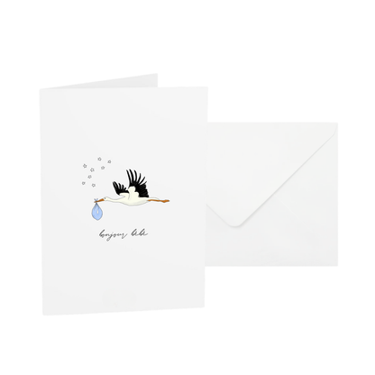 POST CARD | BONJOUR BÉBÉ BOY
