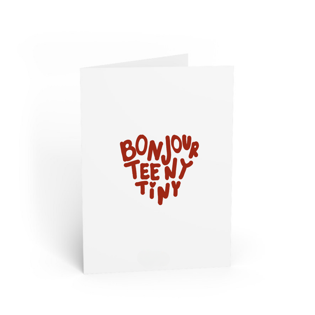 POST CARD | BONJOUR TEENY TINY
