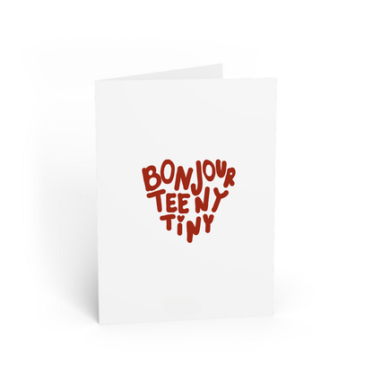POST CARD | BONJOUR TEENY TINY