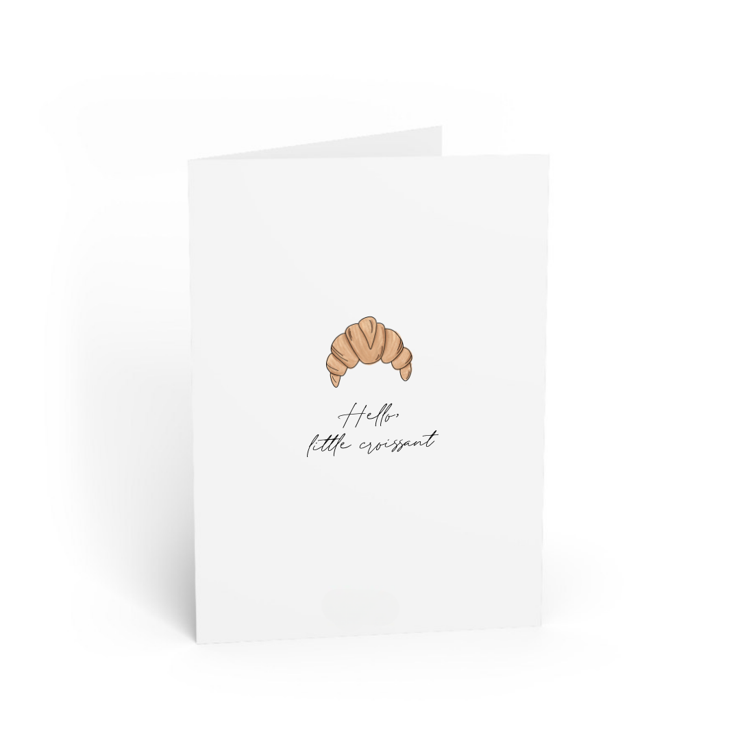 POST CARD | HELLO LITTLE CROISSANT
