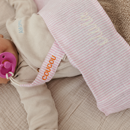 FLAT SHEET COT | LOVELY LINEN PINKY PROMISE