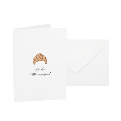 POST CARD | HELLO LITTLE CROISSANT