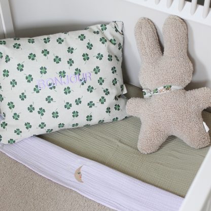 FITTED SHEET COT  | MORNING MOSS