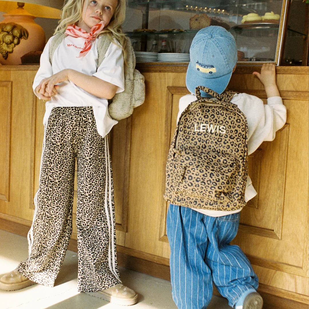 WIDE LEG PANTS - LEOPARD