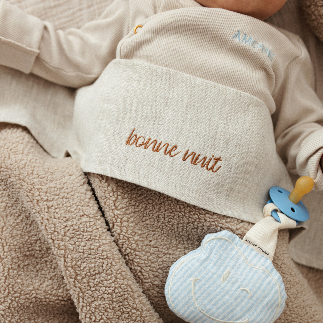 FLAT SHEET COT | LOVELY LINEN BONJOUR BEIGE