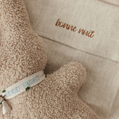 FLAT SHEET COT | LOVELY LINEN BONJOUR BEIGE