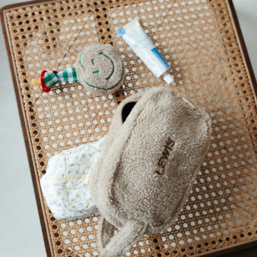 BABY ESSENTIALS POUCH - TEDDY