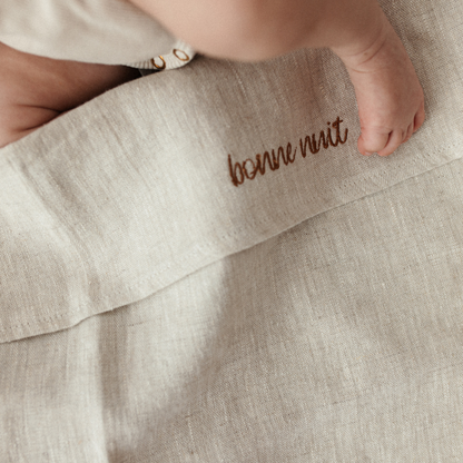 FLAT SHEET COT | LOVELY LINEN BONJOUR BEIGE