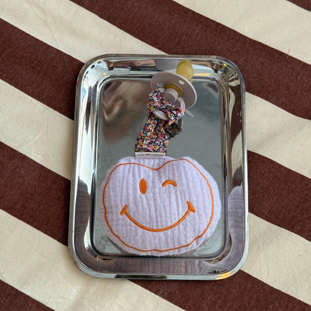 PACIFIER CLOTH POMME | LUCKY LILA