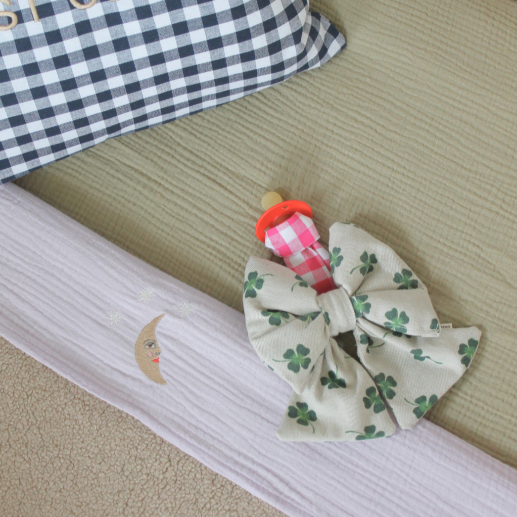 FITTED SHEET COT  | MORNING MOSS