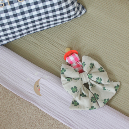 FITTED SHEET COT  | MORNING MOSS