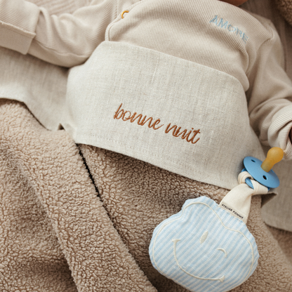 FLAT SHEET COT | LOVELY LINEN BONJOUR BEIGE