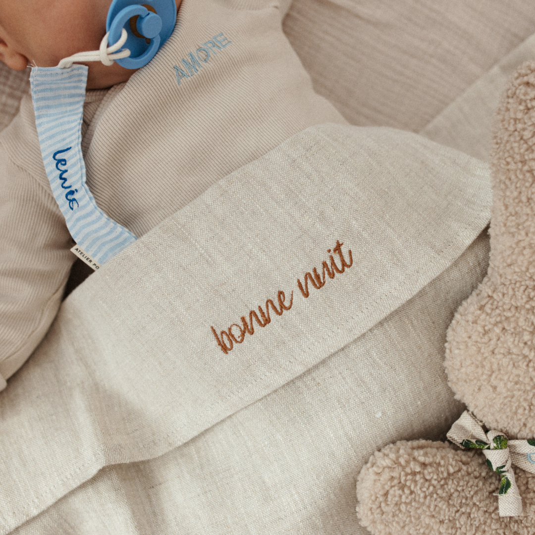 FLAT SHEET COT | LOVELY LINEN BONJOUR BEIGE