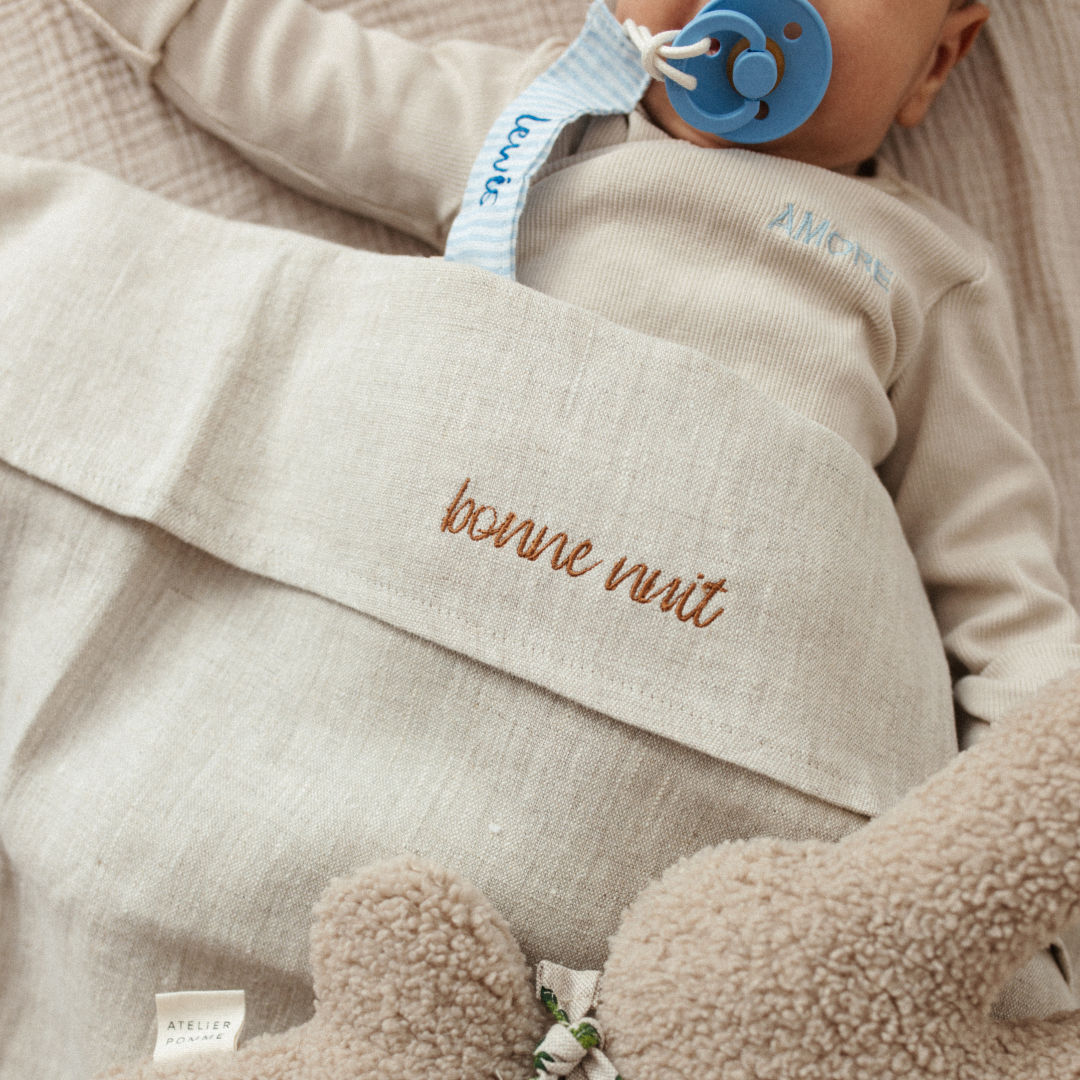 FLAT SHEET COT | LOVELY LINEN BONJOUR BEIGE