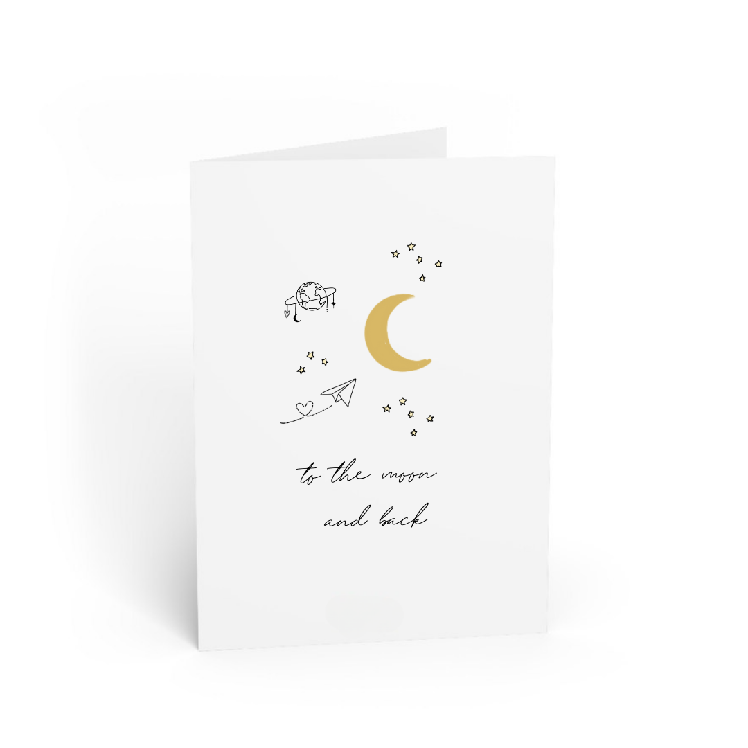 POST CARD | TO THE MOON AND BACK