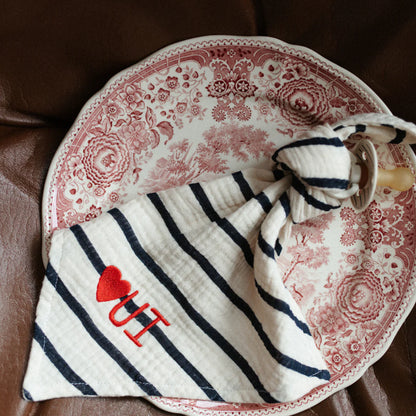 PACIFIER CLOTH CUDDLE | THE BRETON STRIPE